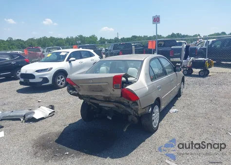 2004 Honda Civic Lx z USA, uszkodzony, nr VIN 2HGES165X4H504583